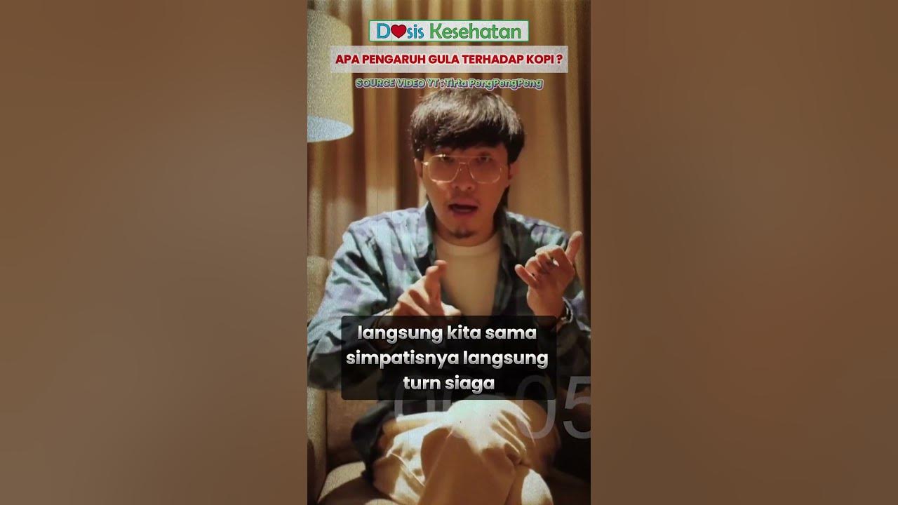 PENGARUH GULA TERHADAP KOPI 🤔 #doktertirta #podcast #tips #kesehatan
