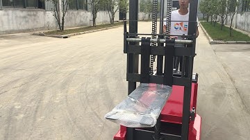 TBB09 1.6m single mast counterbalanced electric stacker