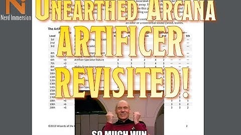 Unearthed Arcana: Artificer Revisited Review | Nerd Immersion