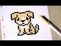 Chien en pixel art trs facile 