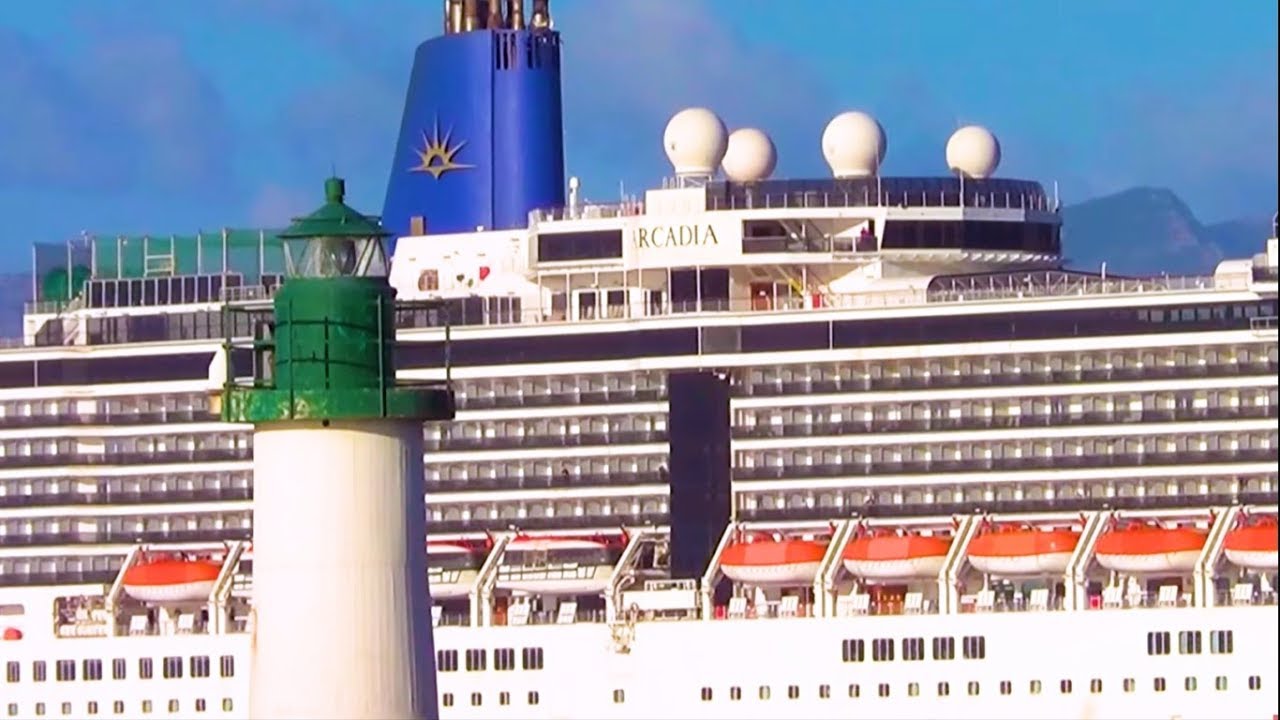 youtube arcadia cruise ship 2019