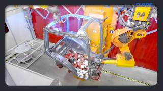 CLOOS - Complex production line for high-tech tractor cabs