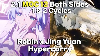 So how good is Robin with Jing Yuan? Robin & E1S1 Jing Yuan Hypercarry MOC 12 | Honkai Star Rail 2.1