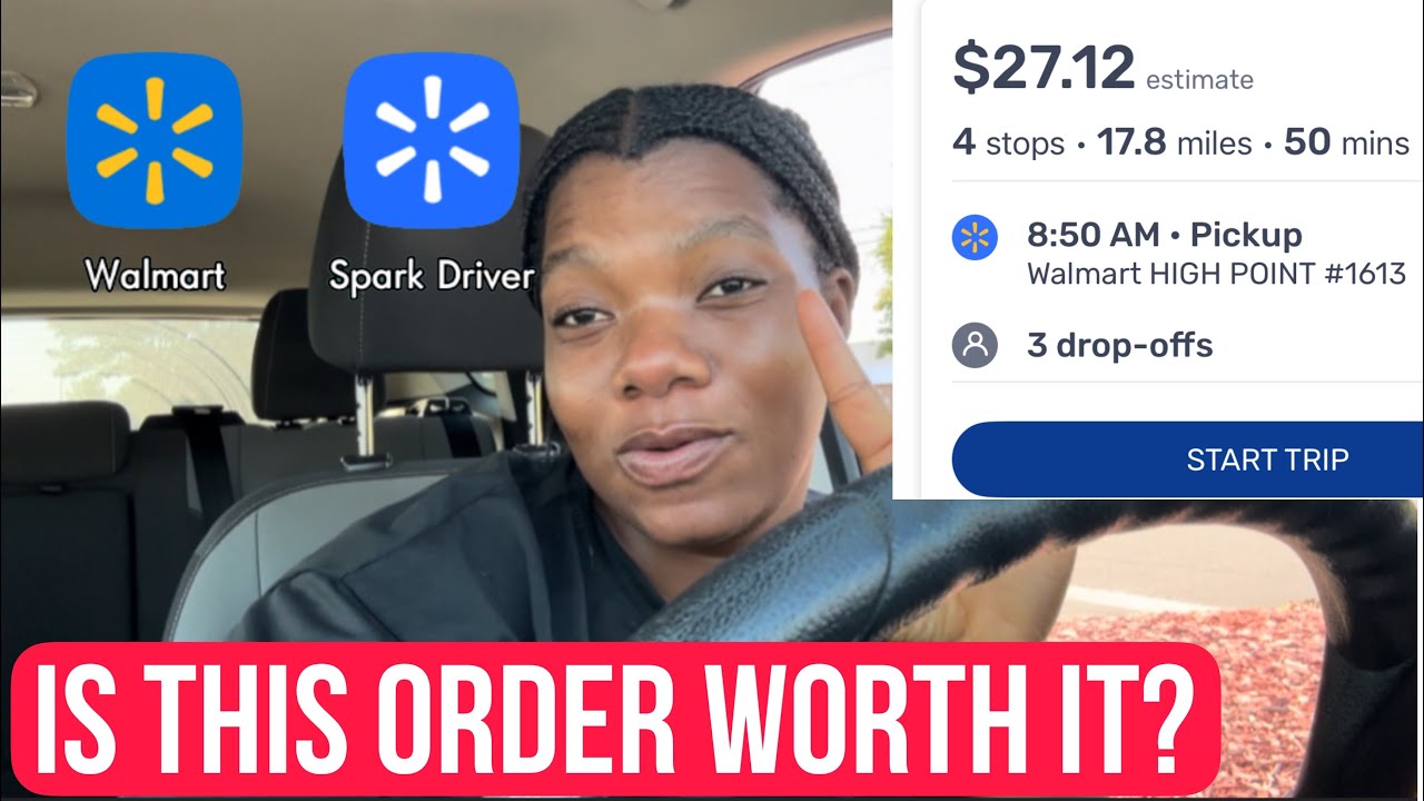 My Full Shift Working As A Walmart Spark Driver| It Wasn’t that bad ...