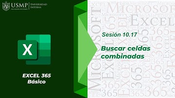 Excel 365 : Sesión 10.17 - Buscar celdas combinadas