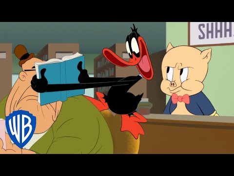 Looney Tunes em Português ?? | Patolino na Biblioteca | WB Kids