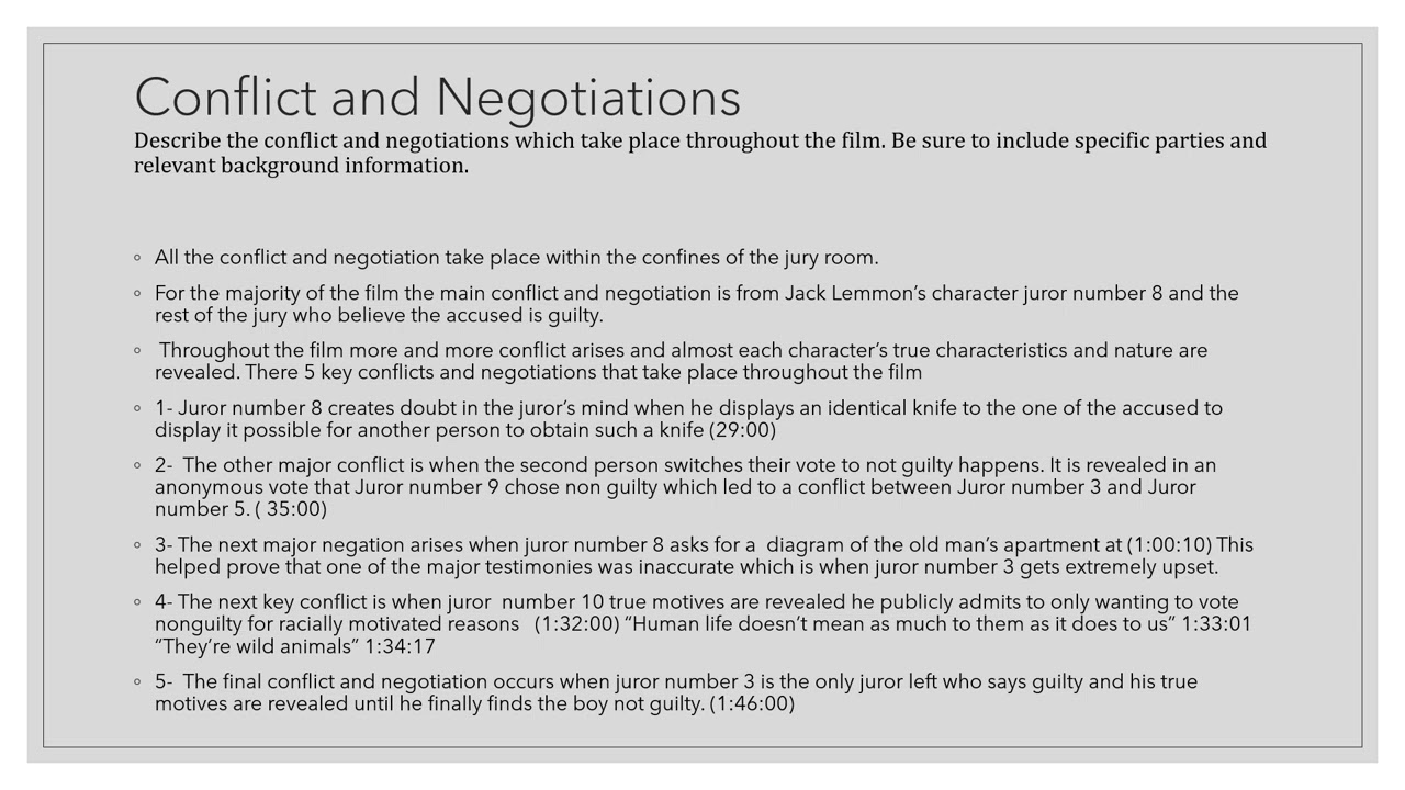 12 Angry Men 1997 Negotiation Ethan