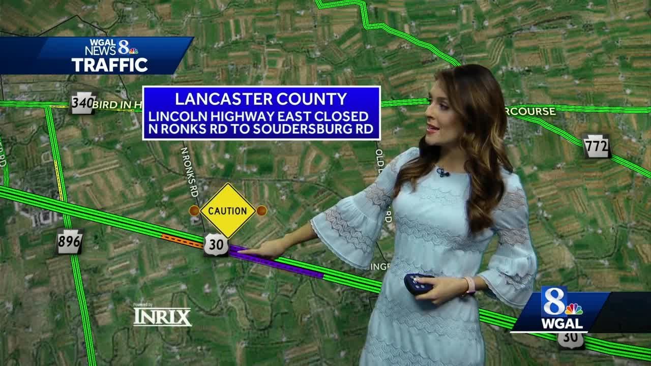 Stretch of Route 30/Lincoln Highway closed