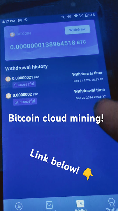 Bitcoin cloud mining that actually works!