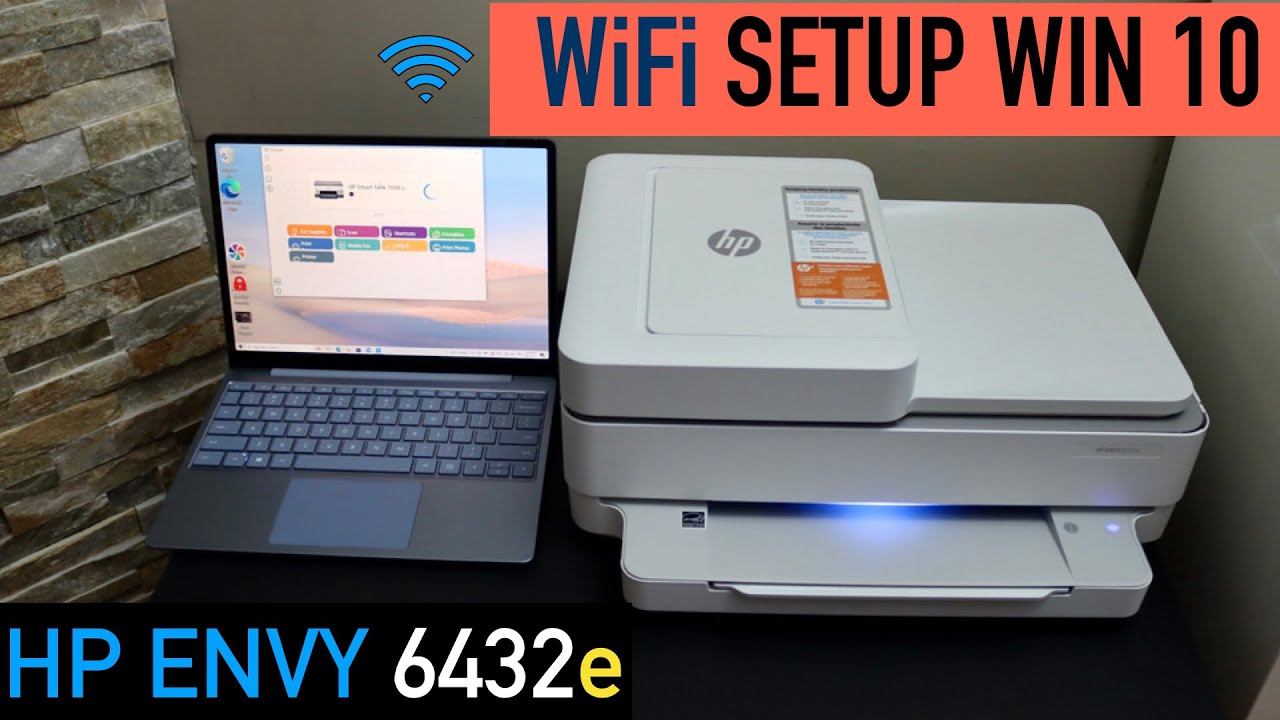 HP Envy 6430e Setup MacBook Using home WiFi Network. 