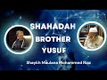 Brother yusuf taking shahadah leeds islamic centre