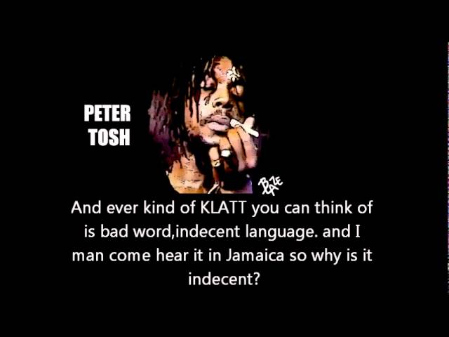 Bumbo Klaat Peter Tosh Interview (with captions)