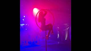Apres Ski themed aerialist for hire at winter events