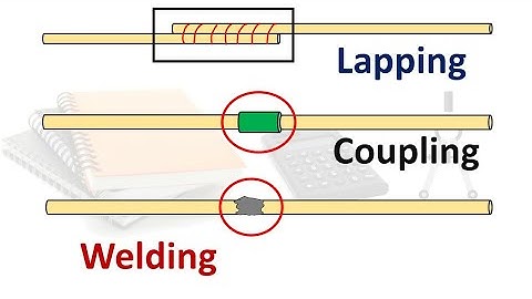 Welding, Lapping, Coupling of Reinforcement in Column and Slab - Which is Best