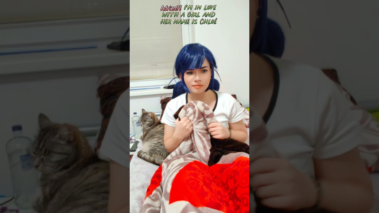 I'm in love with Chloé | Adrien & Marinette | @nikkihatsunecosplay| #cosplay #miraculous #shorts
