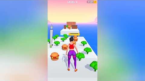 Twerk Race 3D - All Levels Gameplay Walkthrough Android, ios (Levels 3-4)
