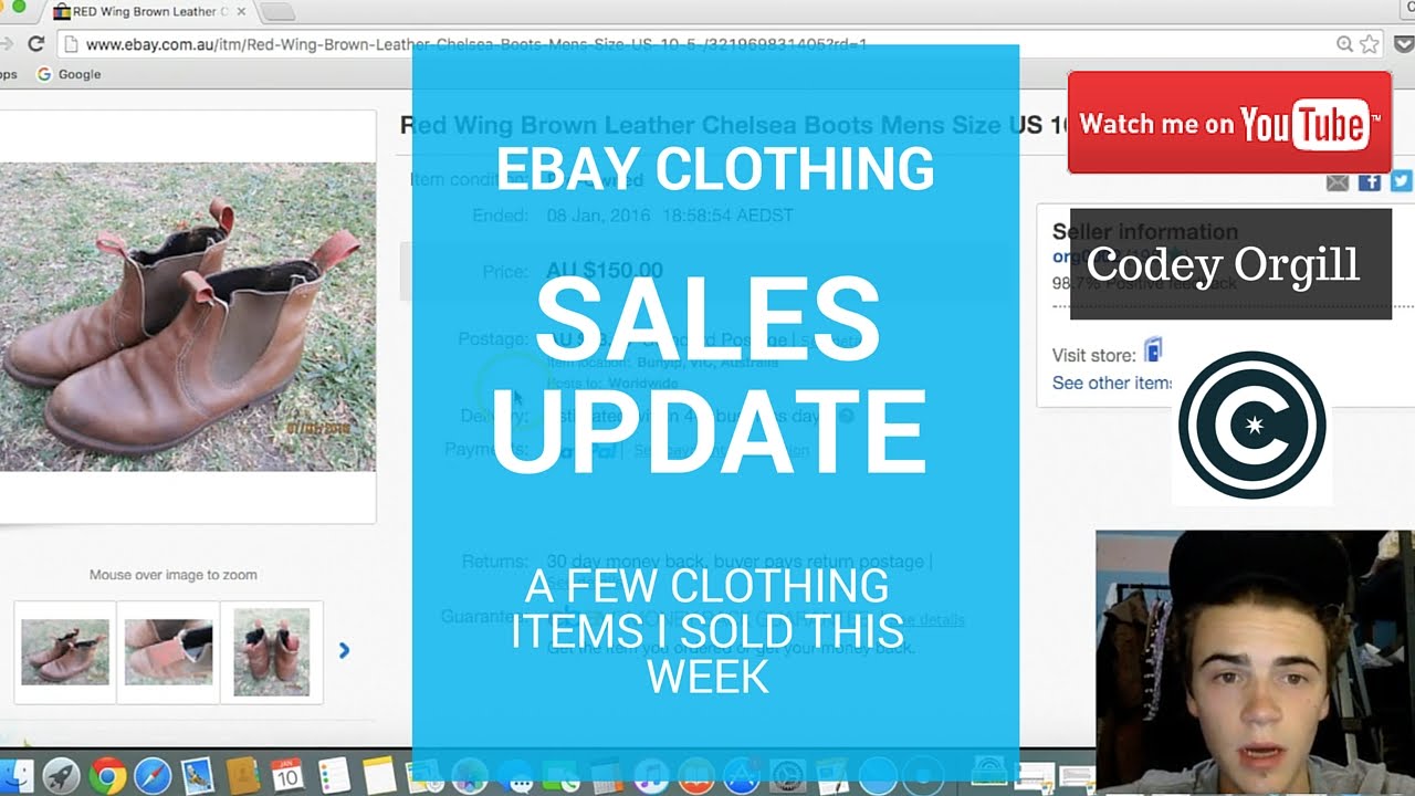 eBay Clothing Sales Update Clothing Items I Sold This Week YouTube