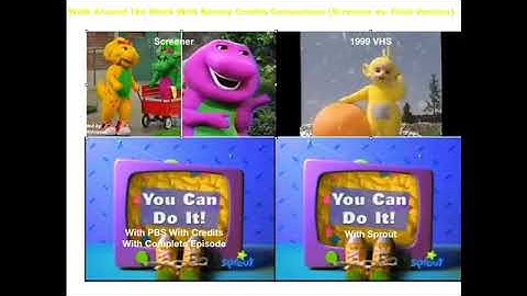 Walk Around The Block With Barney Credits Comparison (Screener vs. Final Version) (By: S4 E7)