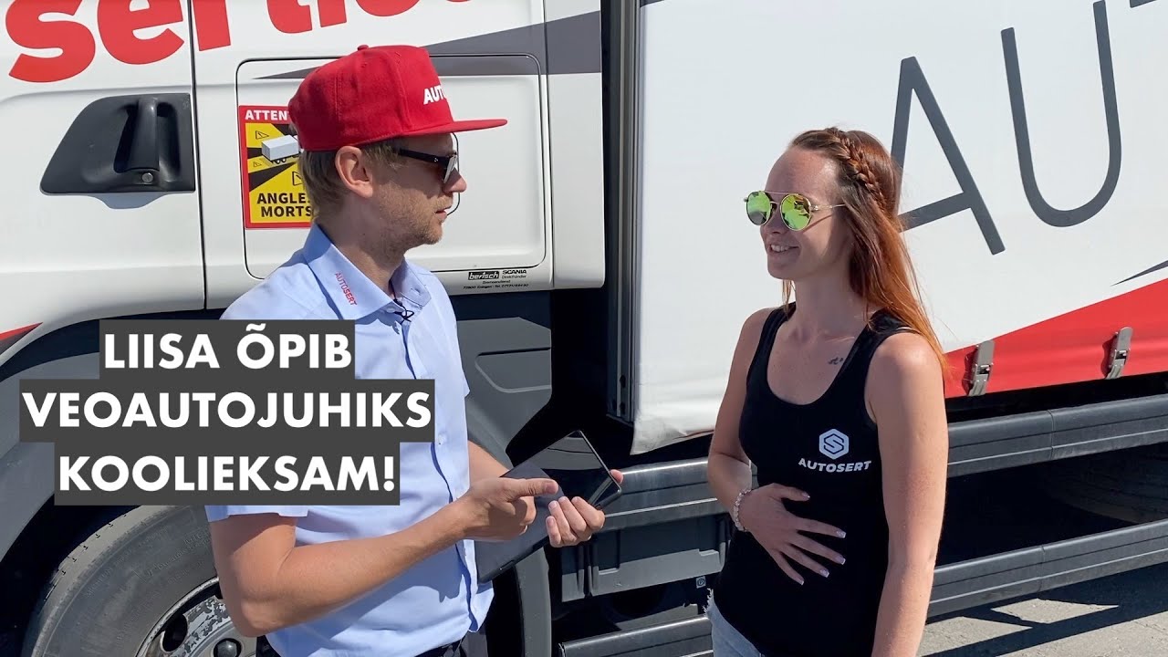 Liisa õpib veoautojuhiks. Osa 3. C-kategooria koolieksam. Autosert TV 2021.