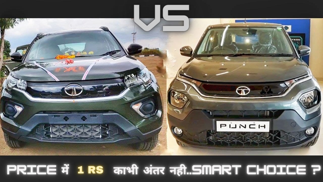 Tata Punch Vs Tata Nexon Tata Punch 2nd Top Vs Tata Nexon Base Model