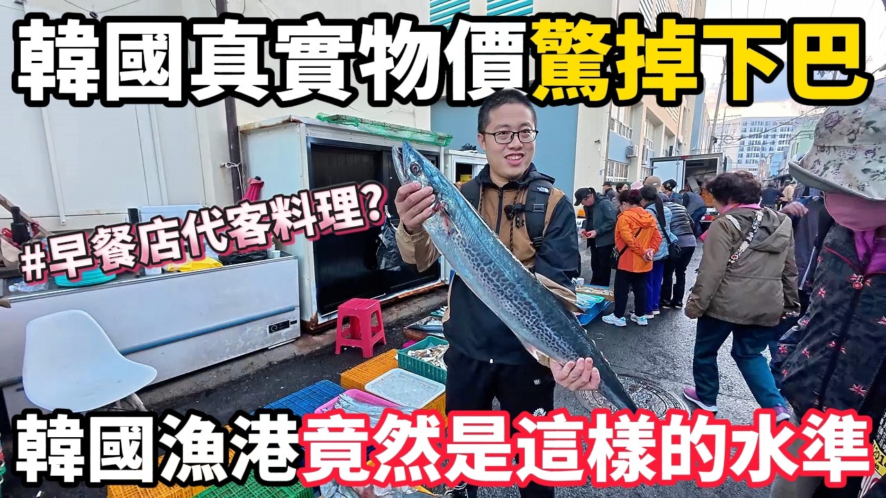韓國西布都漁市場水準物價嚇死人 堆成小山的角蝦全部600？是在開玩笑嗎！稀有好魚1隻100?早上6點就開門超正宗韓式代客料理吃過嗎?遍地稀有好魚 超精彩#美食