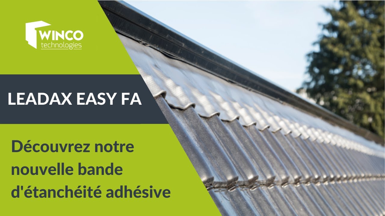 Bande d'étanchéité entièrement adhésive Leadax Easy FA