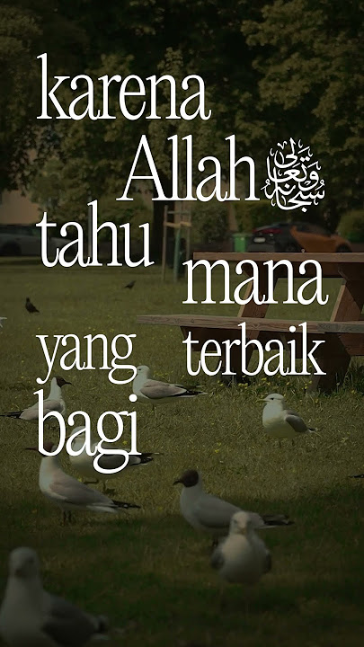 Sudahi gelisahmu, yakinlah Allah pasti memberikan yang terbaik disetiap 'cerita hidupmu'