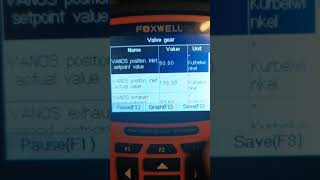 Player Profile Vanos solenoid live data.