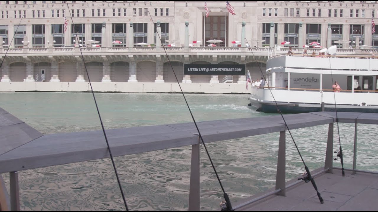 Chicago Riverwalk Fishing
