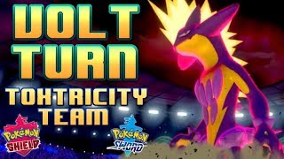 Volt Turn Toxtricity Team! Pokemon Sword and Shield Competitive Ranked Wi-Fi Battle