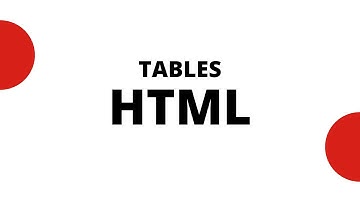 HTML Tutorial for Beginners - 14 - HTML Tables