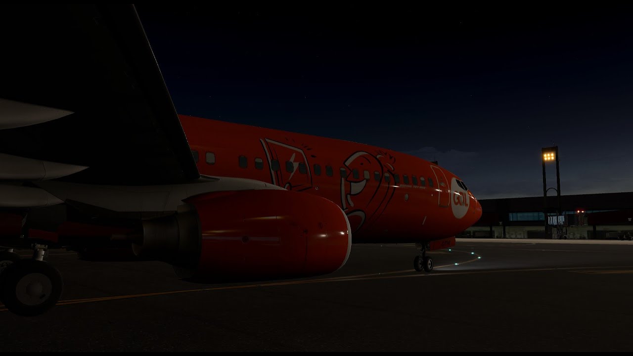 [X-Plane 11] - Landing at dusk RWY15 in Curitiba (SBCT) - Zibo 737-800W