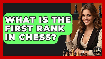 What Is The First Rank In Chess? - The Chess Codex