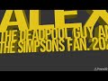 Alex the deadpool guy and the simpsons fan 2024 logo