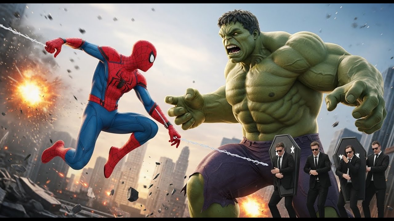 Spider Man vs Hulk – Epic 3D Animation Battle Compilation - YouTube