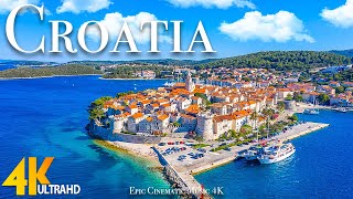 Croatia 4K  Scenic Relaxation Film With Epic Cinematic Music  4K Video UHD