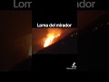 incendio en los Pinos Ciudad de merida