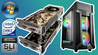 Mon build Windows Vista (2x GTX 260 SLI / Intel Core 2 Quad Q6600) année 2008