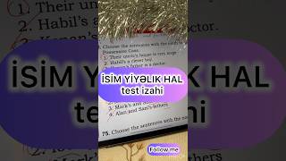 İSİM THE NOUN test izahi #test #english #englishgrammar #dim #noun #nouns #nouninenglish #nountypes