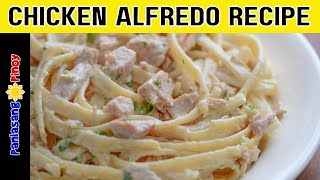 Chicken Pasta Alfredo and Asian Chicken Lettuce Wrap