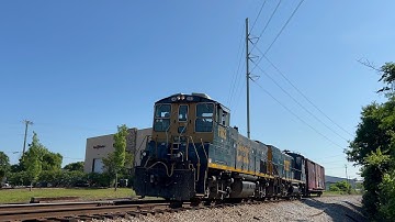 CSX MP15AC 1163 & MP15T 1240 Leads Local Y190-30 on 5/30/23