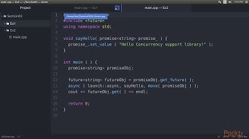 High Performance Applications with C++: Writing a Simple Hello World Program| packtpub.com