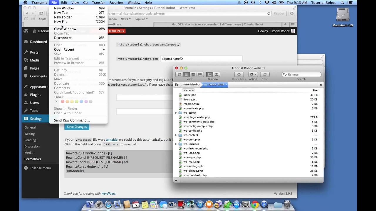 WordPress: How to customize permalink or link structure - YouTube