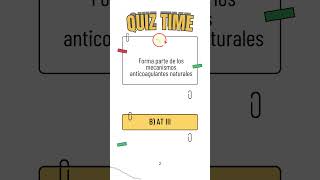 ¿Coagulación?. Nivel fácil, #medicaleducation #medicalstudent #medicina #testmedicina #quizgames