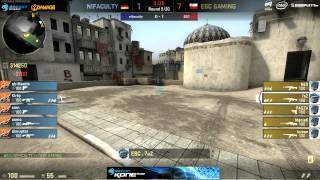 n!faculty vs. ESC Gaming | Copenhagen Games 2013 | de_dust2