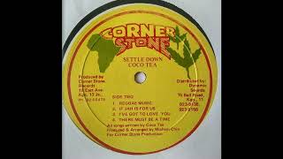 Cocoa Tea - If Jah Is For Us - Corner Stone LP RE Settle Down 1985