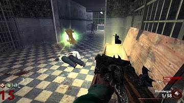 dixmor asylum gameplay | Codwaw custom zombie map - part #3