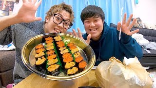 【早食い】1万円分の寿司を５分で食べきれ！！！