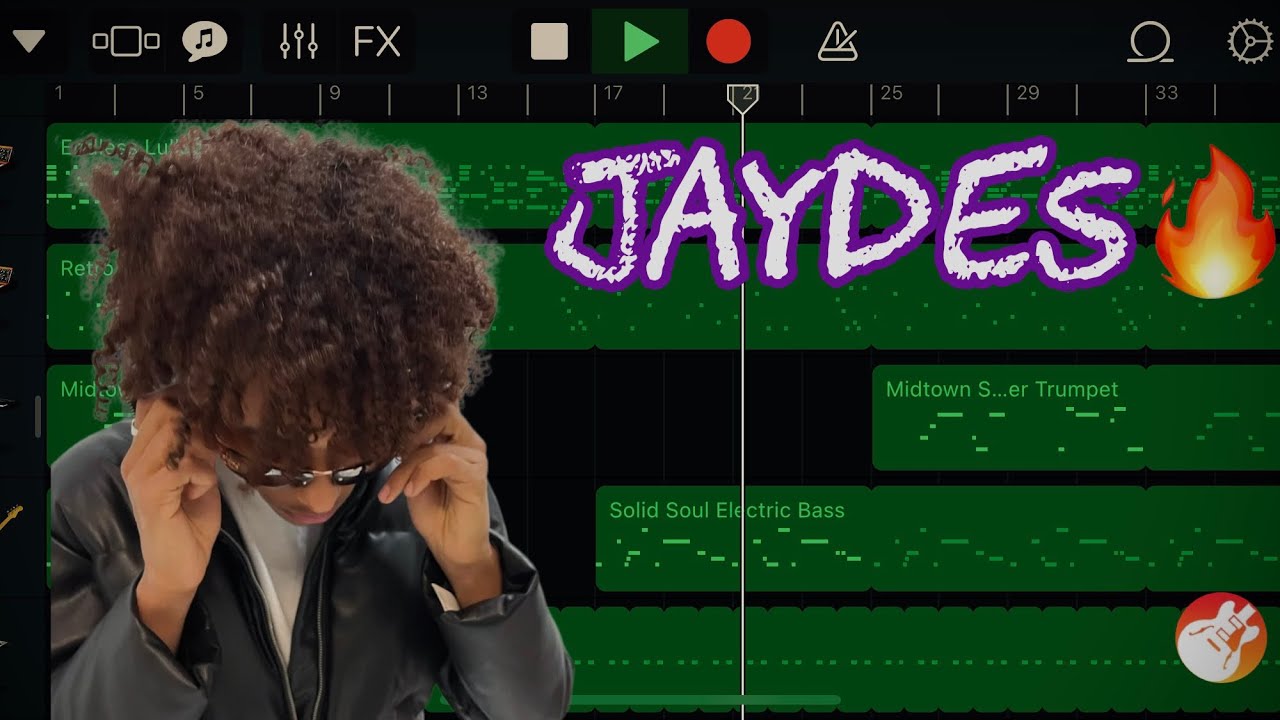 How to make a JAZZ Beat in GarageBand iOS!
