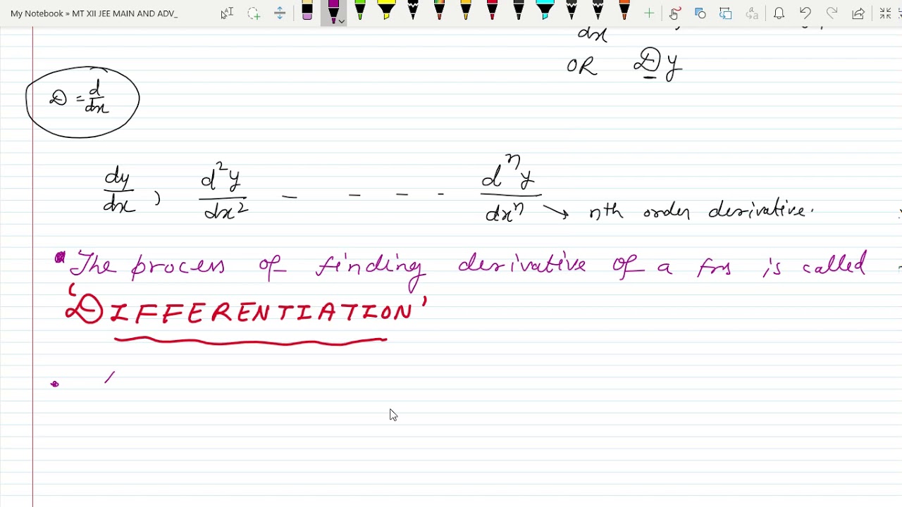 1 DIFFERENTIATION - YouTube